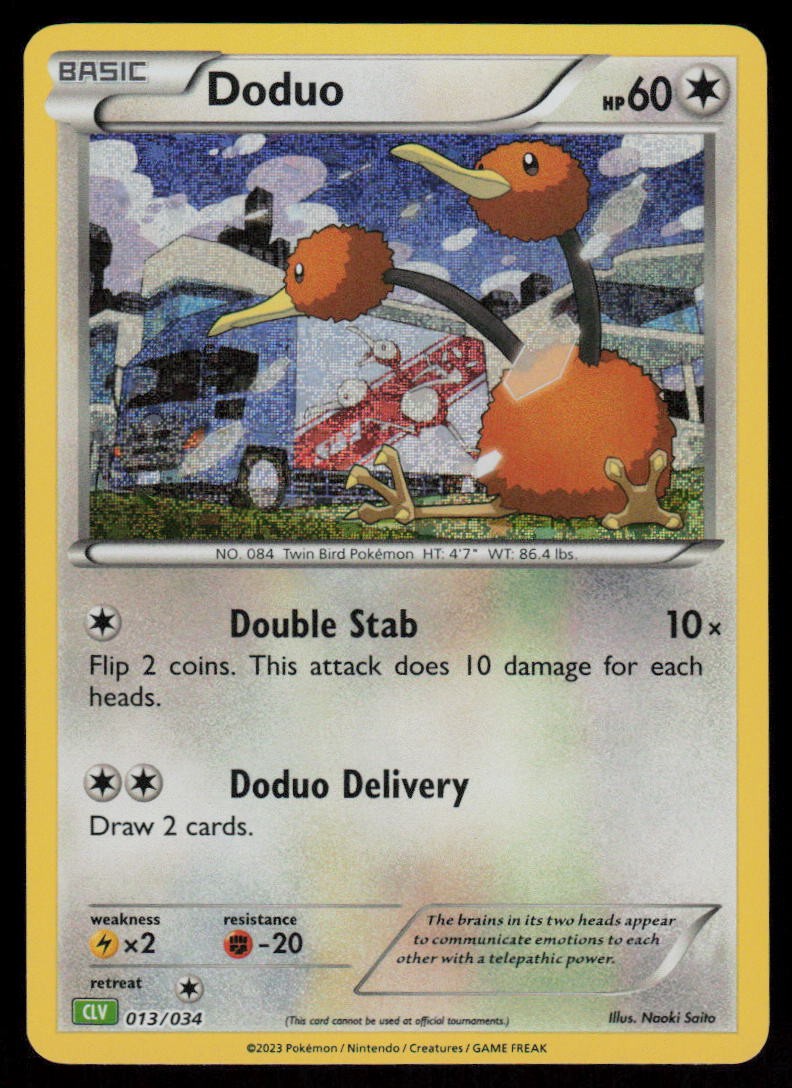 Doduo Holo Classic Collection Trading Card Game Classic 013/034 NM Pokemon