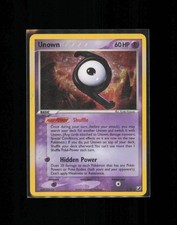 Unown (Z) Z/28 Holo Rare Unseen Forces MP Holo Psychic 2005 Kyoko Koizumi on eBay