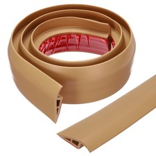 0.5\" 3.3ft Transition Skirting Board Cover Light Brown