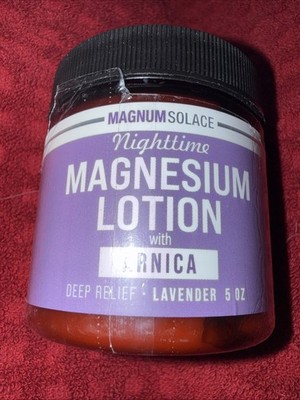 Magnesium Lotion with Arnica for Muscle Relief and Relaxation Before Bed