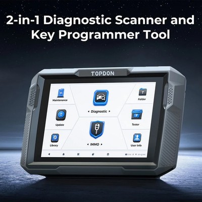 TOPDON UltraDiag K-ey Progarmming Scan Tool 30 Reset Functions Bi-directional