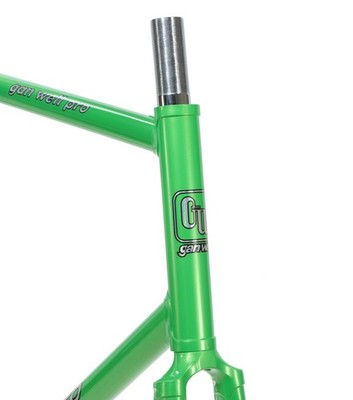 Gan Well Pro Track Fixed Gear Frameset NJS Lime Green 58cm 56cm TT