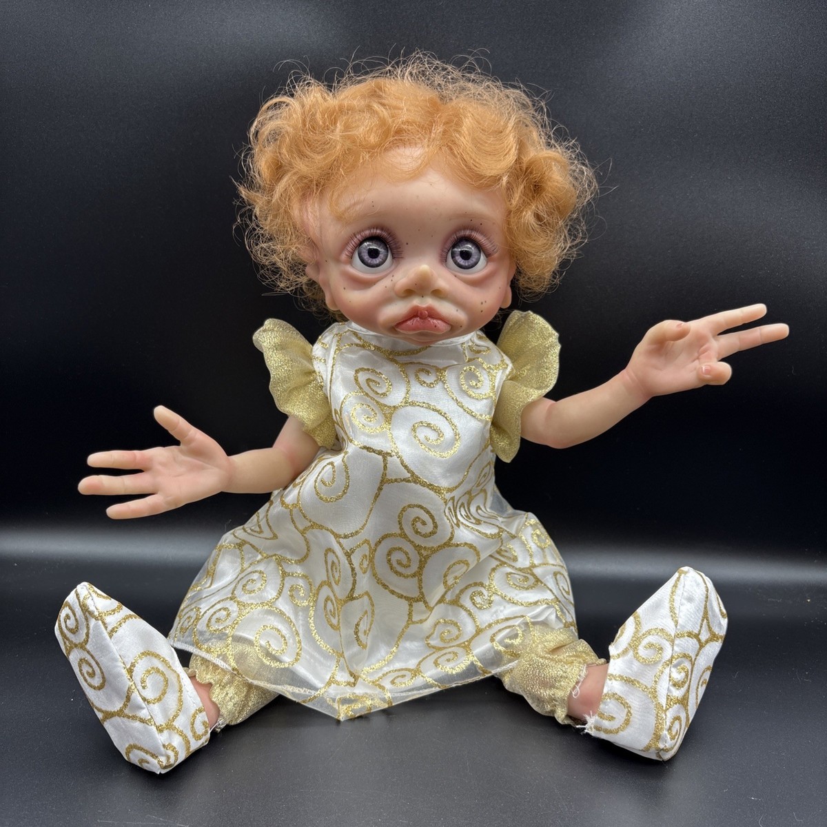 【リボーンドール】 ELF Reborn Elf Fairy Baby Doll Haunted Creepy Vessel Lifelike 15 Inch