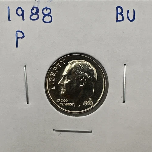 1988-P Roosevelt Dime BU (Brilliant Uncirculated) Philadelphia Mint