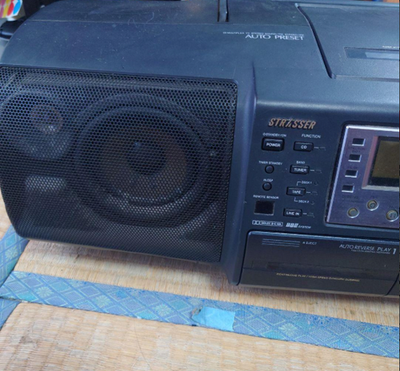 AIWA STRASSER CSD-SR8 Boombox Bluetooth CD Radio Cassette Player