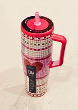 BruMate Br Mate Era 40 oz. Love on Lock Valentine's Day tumbler straw