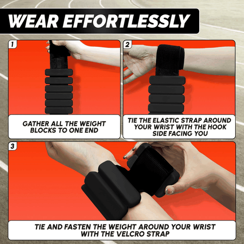 Pilates Ankle Weights 2 Lbs 1Lb Each   Ankle and Wrist Weights Leg Weights for - Picture 5 of 9