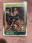 RARE Hand Signed 1988 Fleer Dennis Johnson Boston Celtics Rookie RC AUTO
