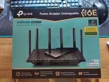 TP-Link Archer AXE75 Router | Wi-Fi 6E | 4x Gigabit LAN | 2.4GHz, 5GHz, 6GHz