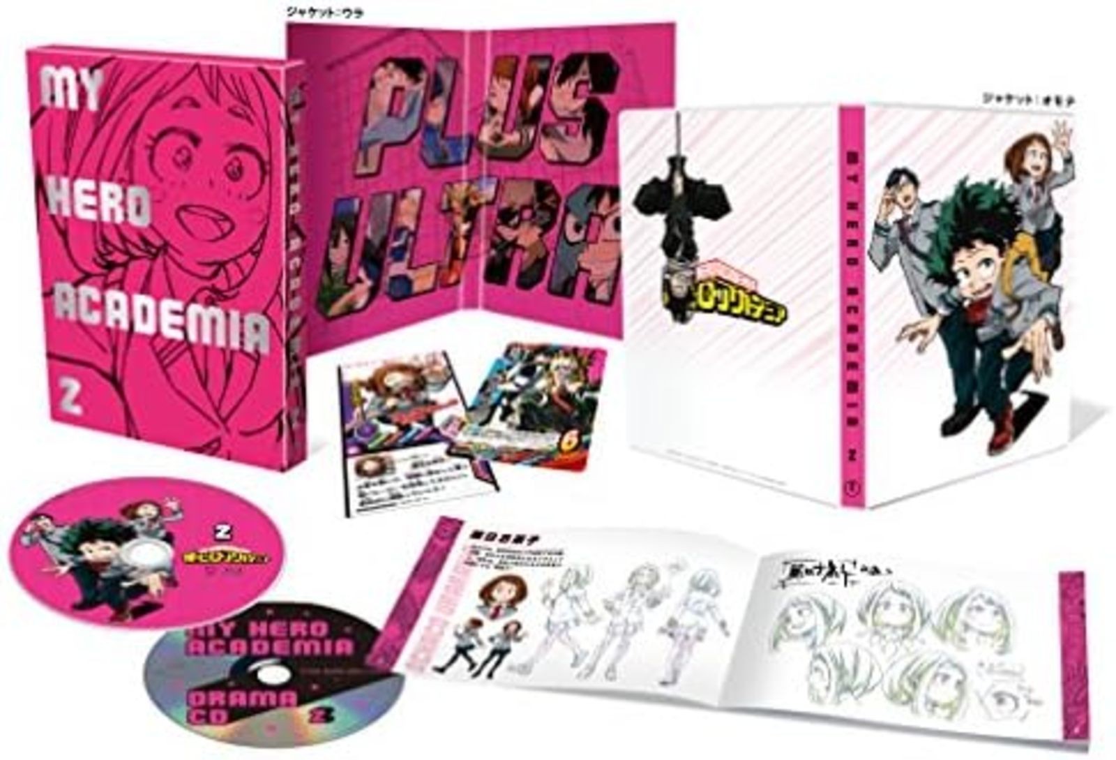 My Hero Academia Vol.2 First Limited Edition Blu-ray F/S w/Tracking# Japan New