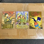 3 x The Simpsons Game Promotional Post Cards Nintendo Wii PS3 PlayStation Xbox