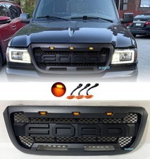 Upgrade Grille For Ford Ranger Grill 2004-2011 Front Mesh Grille Wletterled