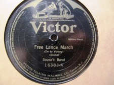 1906 JOHN PHILIP SOUSA OPERETTA Free Lance March/ MANHATTAN BEACH BAND 16383