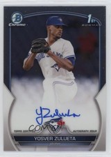 2023 Bowman Chrome Prospect Auto Yosver Zulueta #CPA-YZ Auto 11oh