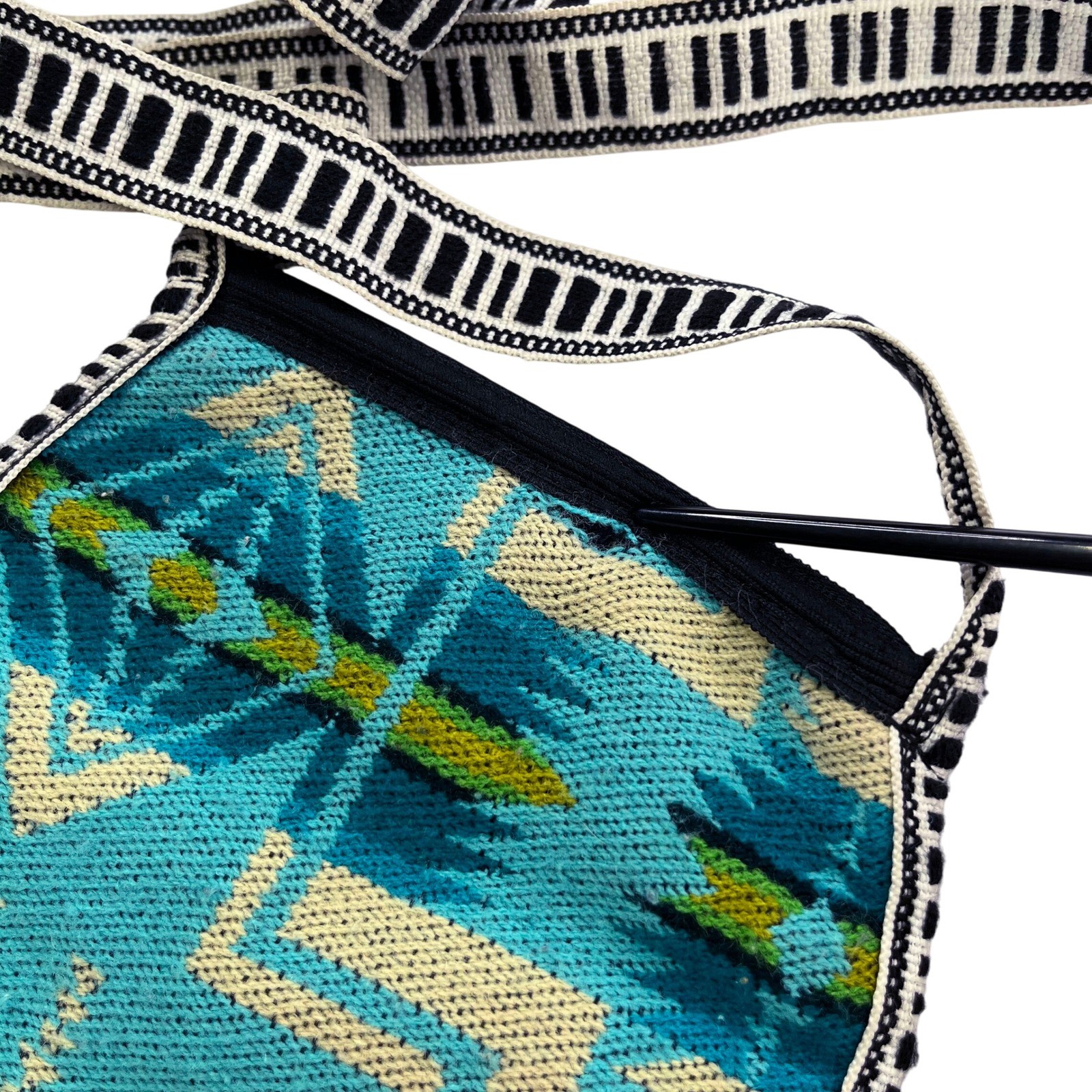 Handmade Small Crossbody Aztec Patterned Bag Cros… - image 5