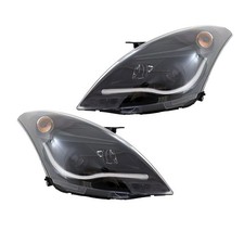 Scheinwerfer LED Tagfahrlicht passt für Suzuki Swift 5 ab 2010-2016 in Schwarz