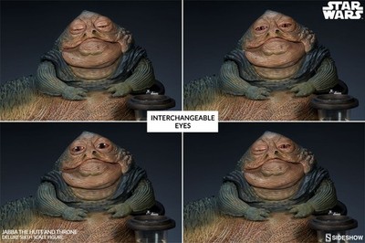Star Wars Jabba The Hutt and Throne Deluxe Sixth Scale Figure