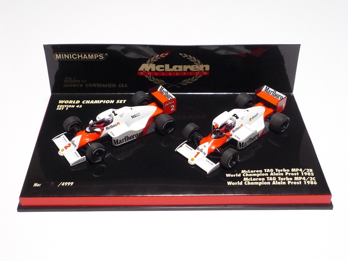 ミニチャンプス F1 1/43 マクラーレン MP4/2B プロスト シール付き ミニチャンプス F1 1/43 マクラーレン MP4/2B プロスト シール