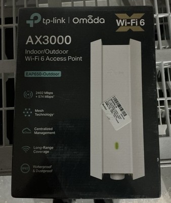 TP-Link EAP650-Outdoor | AX3000 Wireless Indoor / Outdoor Wi-Fi 6 Access Point