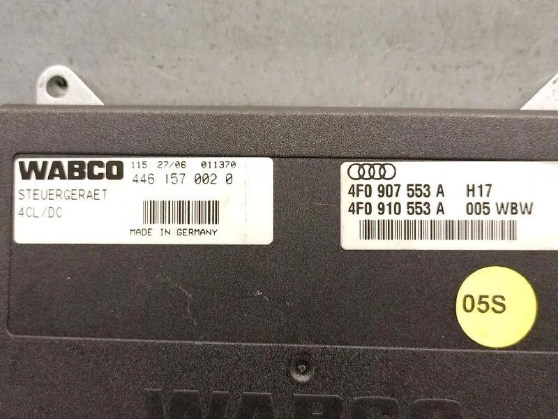 4F0907553A centralina sospensioni per AUDI A6 ALLROAD C6 (4FH) 2.7 TDI 5712445 - Immagine 4 di 4