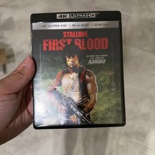 FIRST BLOOD:  4K UHD + Blu-ray BRAND NEW/SEALED