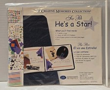 Creative Memories SNAP PACK - HE'S A STAR - Sentiments Scrapbook Album Kit
