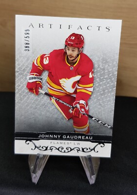 Upper Deck 2021-22 Artifacts #117 - Johnny Gaudeau - Base Stars /599 - Flames