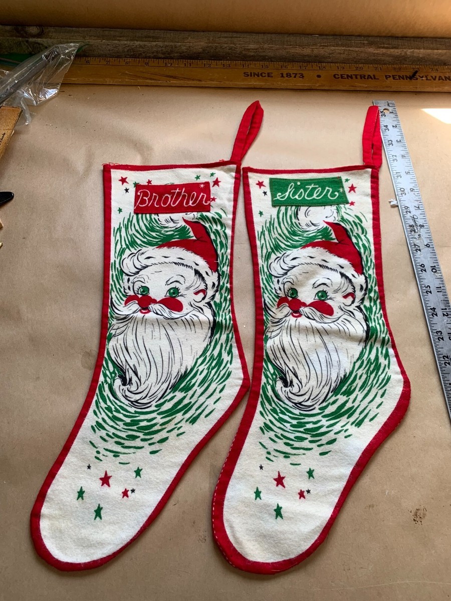 1950s Chris Craft Christmas Stockings 1950s Chris Craft Christmas Stockings