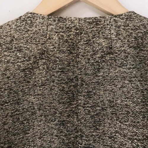 MICHAEL KORS Metallic Silk Blend Tweed Epaulet Blazer Jacket Women Size 10 NWT - Picture 9 of 16