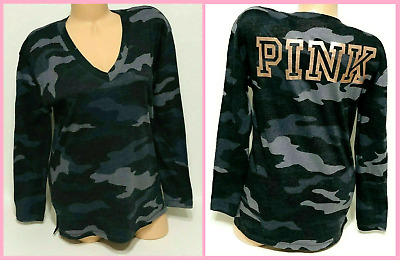 NEW Victoria's Secret PINK Bling Legging Tee Camo XS S M NEW Victoria's Secret PINK Bling Legging Tee Camo XS S M