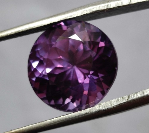 Natural 9.55 Ct Color Change Alexandrite Certified Fine Round Cut Loose Gemstone - Picture 6 of 11