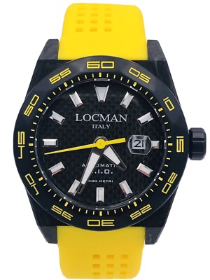 Locman Stealth Carbon Uhr 300m 216JJ/975 Automatik sehr reduziert neu
