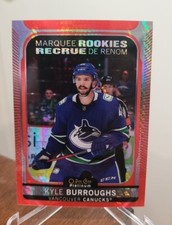 2021-22 O-Pee-Chee Platinum Red Prism #263 Kyle Burroughs /199 ROOKIE