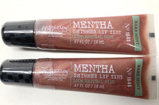 2 Bath  Body Works C.O. Bigelow Bare Mint Mentha Shimmer Lip Tint Peppermint   