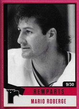 2022 Quebec Remparts 25th Anniversary MARIO ROBERGE #44 Red 9/30