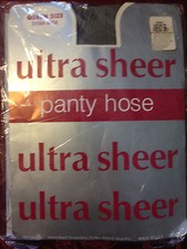 Exciting Ultra Sheer queen size x width nude pantyhose 1-4x