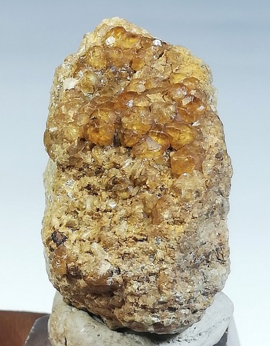 107 CARATS NATURAL HESSONITE GARNET AND FELDSPAR FROM PAKISTAN, (DF-51), - Picture 3 of 10