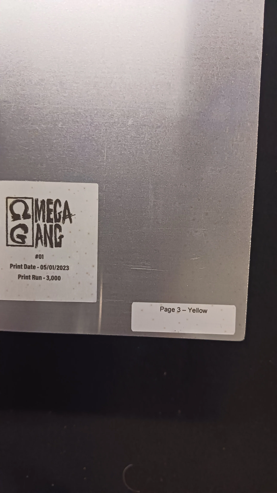 Omega Gang 1 Page 3 PRESSWORKS Comic Art Printer Plate