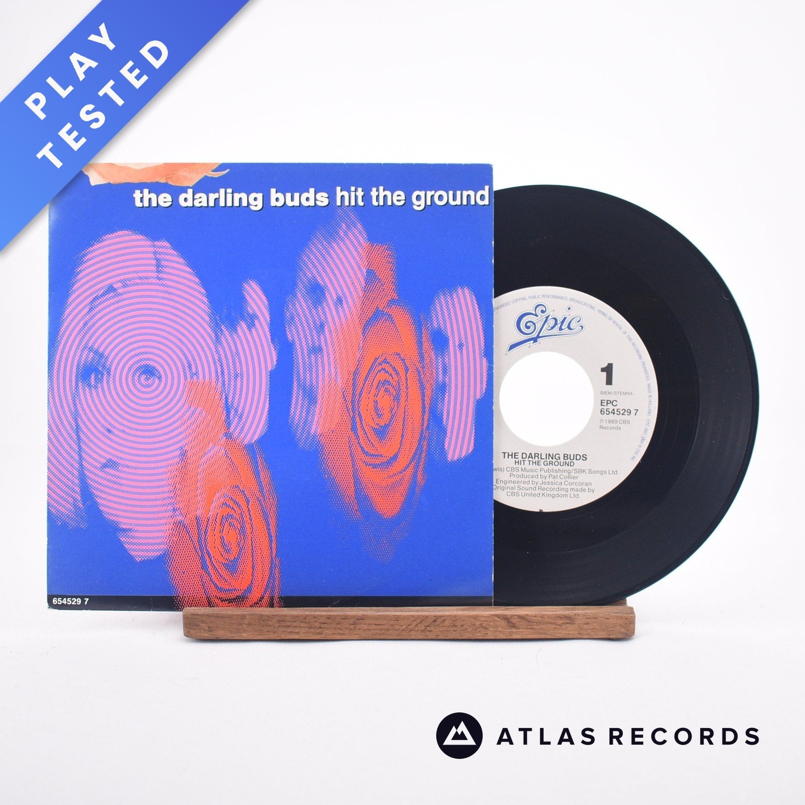 The Darling Buds - Hit The Ground - 7"" Vinyl Record - EX/EX