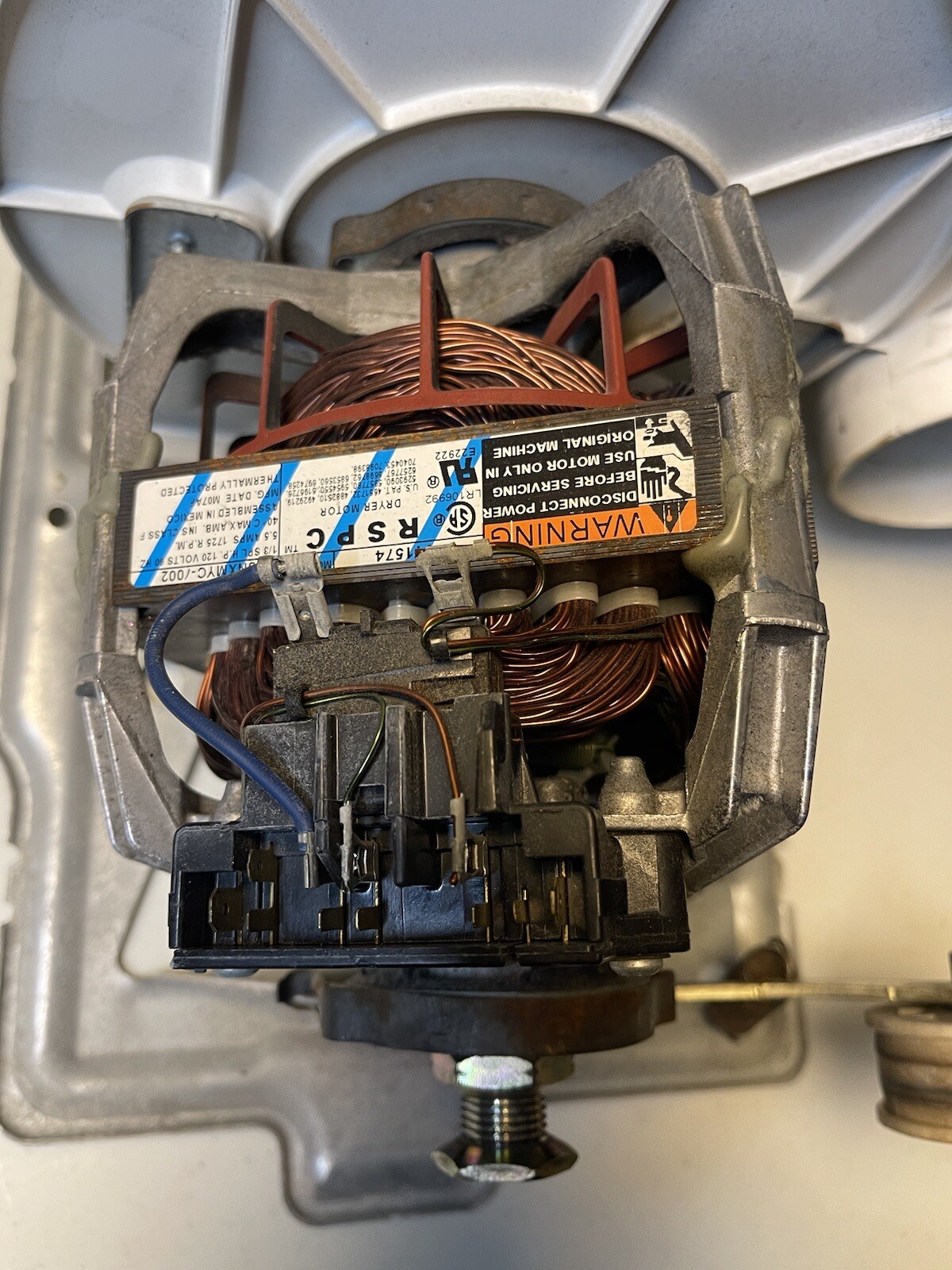 Speed Queen Dryer Motor D511629P,510717,510717P OEM 120/60 USED eBay