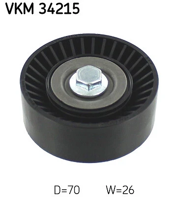 UMLENK-/FÜHRUNGSROLLE, KEILRIPPENRIEMEN FÜR FORD C-MAX ESCAPE SKF VKM 34215 - Bild 1 von 4