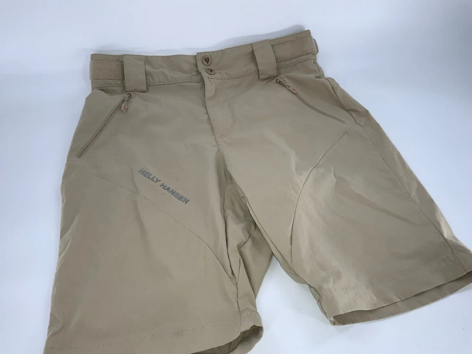 Pantalones Cortos de Senderismo Helly Hansen Odin Talla 30 Bronceado Nylon Spandex Planos Como Nuevos YGI G2-84 Foto 2 de 4