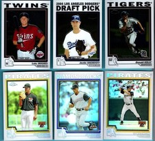 2004 Topps Traded Chrome Baseball Base & Refractors 104 cards  ( No Duplicates )