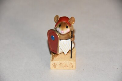 Wee Forest Folk CS-6 Mouse Figurine WFF Figure AP NOS Tutmouse's Egyptian Chess