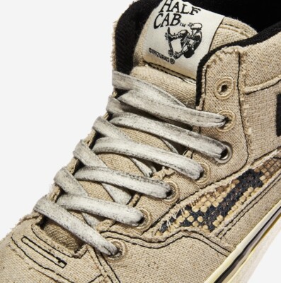 New Vans Half Cab Shoes - Mummy Wrap Canvas Beige (VN000CMUEBS) | eBay