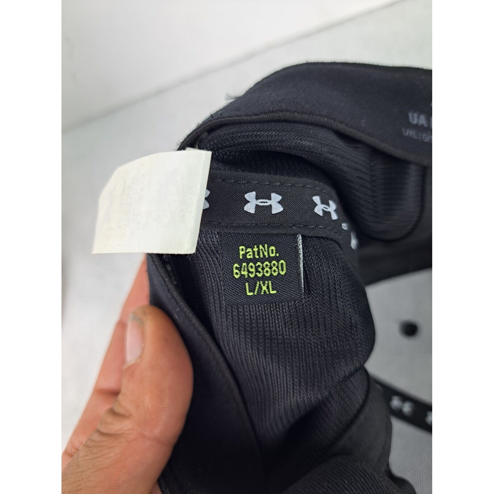 UNDER ARMOUR Men's L/XL UA Blitzing 4.0 Stretch Fit Cap Flex Hat - Dark Heather thumbnail 9