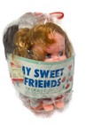 RARE NEW Vintage My Sweet Friends Pack of 3 Dime Store Dolls NOS 4.5" Taiwan