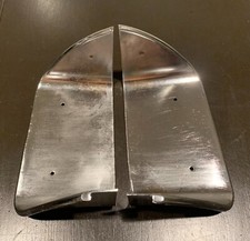 1970 1973 GM OEM NOS CHEVROLET CORVETTE EXHAUST BEZELS PN 3966543 & 3966544 (32)