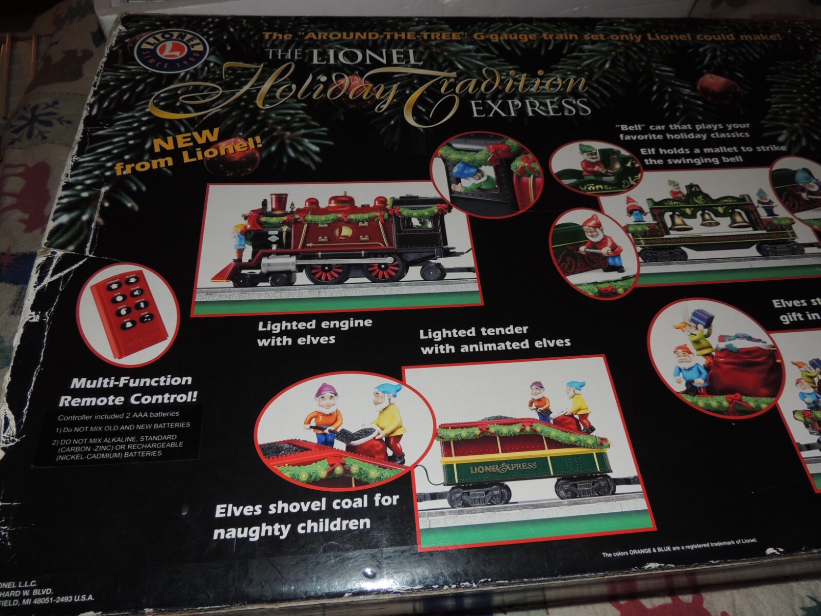 Lionel g gauge christmas train