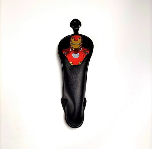 Golf Driver Fairwayholz Hybrid Mallet Putter Head Cover Red Iron Man Armor - Bild 13 von 19
